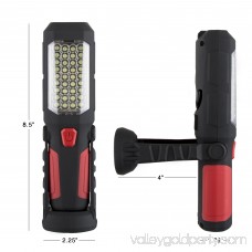 200 Lumen 37 LED Worklight Flashlight with Hook & Magnets by Stalwart 564755563